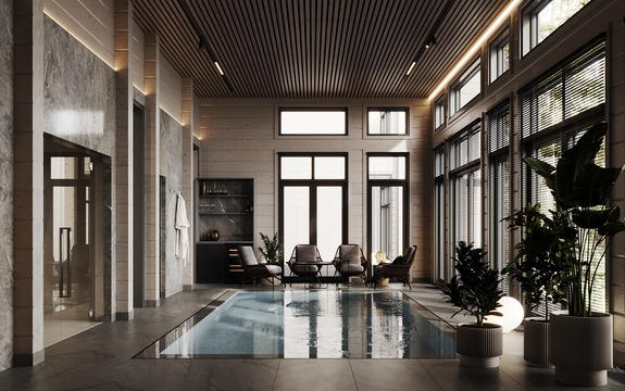 Дизайн деревянного дома из бруса